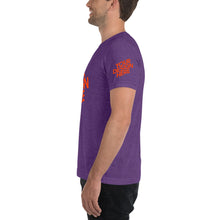 Lade das Bild in den Galerie-Viewer, Kurzärmeliges T-Shirt Tri-Blend Herren/Männer selbst gestalten und bedrucken