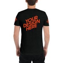 Lade das Bild in den Galerie-Viewer, Kurzärmeliges T-Shirt Tri-Blend Herren/Männer selbst gestalten und bedrucken