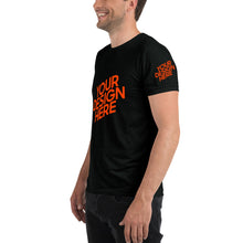 Lade das Bild in den Galerie-Viewer, Kurzärmeliges T-Shirt Tri-Blend Herren/Männer selbst gestalten und bedrucken