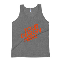 Lade das Bild in den Galerie-Viewer, Hals- und Armausschnitt Tank-Top Shirt Herren/Männer selbst gestalten und bedrucken