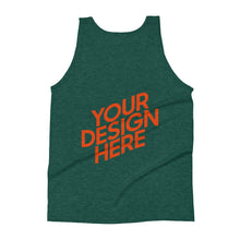 Lade das Bild in den Galerie-Viewer, Hals- und Armausschnitt Tank-Top Shirt Herren/Männer selbst gestalten und bedrucken