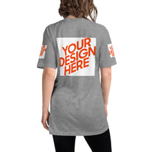 Lade das Bild in den Galerie-Viewer, Tri-Blend Track-Shirt Damen/Frauen selbst gestalten und bedrucken