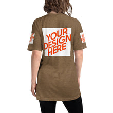 Lade das Bild in den Galerie-Viewer, Tri-Blend Track-Shirt Damen/Frauen selbst gestalten und bedrucken