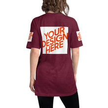Lade das Bild in den Galerie-Viewer, Tri-Blend Track-Shirt Damen/Frauen selbst gestalten und bedrucken