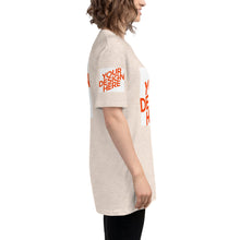 Lade das Bild in den Galerie-Viewer, Tri-Blend Track-Shirt Damen/Frauen selbst gestalten und bedrucken