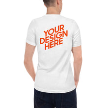Lade das Bild in den Galerie-Viewer, Kurzämerliges-T-Shirt mit V-Ausschnitt Herren/Männer selbst gestalten und bedrucken