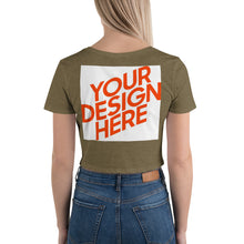 Lade das Bild in den Galerie-Viewer, Crop-Top Shirt Damen/Frauen selbst gestalten und bedrucken
