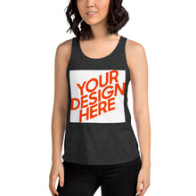 Lade das Bild in den Galerie-Viewer, Tri-Blend Racerback Tank-Top für Damen selbst gestalten und bedrucken