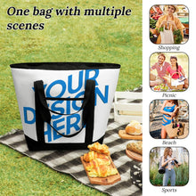 Lade das Bild in den Galerie-Viewer, Einzelbild-Design Isolierte Einkaufstasche mit großem Fassungsvermögen XB0601064 mit Foto selbst gestalten und bedrucken
