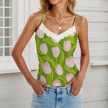 Lade das Bild in den Galerie-Viewer, V-neck Lace Camisole 91rGZHlcenL._AC_SL1500_
