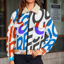 Lade das Bild in den Galerie-Viewer, Multi-Image-Druck Damen / Frauen Doppeltem Reißverschluss Jacke MWL523 mit Foto Text selbst gestalten und bedrucken

