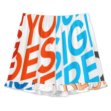 Lade das Bild in den Galerie-Viewer, Multi-Image-Druck Damen / Frauen Rüschen Pyjama Set mit kurzen Ärmeln C11TZ mit Foto Design Motiv Text selbst gestalten und bedrucken
