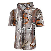Lade das Bild in den Galerie-Viewer, Mid-Sleeve Hoodie aus Fischschuppen-Stoff mit individuellem Heat-Transfer-Druck
