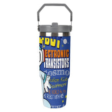 Lade das Bild in den Galerie-Viewer, Personalisierter 30oz Edelstahl Tumbler mit Griff &amp; Trinkhalm
