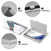 Lade das Bild in den Galerie-Viewer, Visitenkartenetui personalisieren | Etui aus Aluminium mit Gravur

