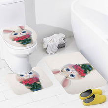 Lade das Bild in den Galerie-Viewer, Badezimmer Garnitur 3-teilig personalisiert | Korallenfleece Badematten Set
