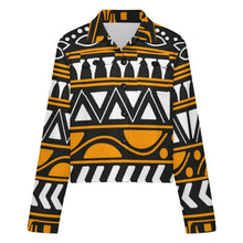 Lade das Bild in den Galerie-Viewer, Damen Kurze Hemdjacke mit individuellem Druck
