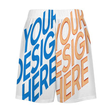 Lade das Bild in den Galerie-Viewer, Multi-Image-Design Herren / Männer Eisseide Schlafhose Kurz Pyjamashorts Mix &amp; Relax LM012 mit Foto Design Motiv Text selbst gestalten und bedrucken
