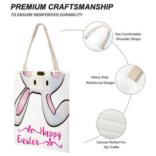 Lade das Bild in den Galerie-Viewer, Stoffbeutel lang Henkel personalisiert | Canvas Tote Bag Groß (35x45cm)

