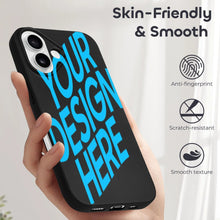 Lade das Bild in den Galerie-Viewer, Handyhülle für Apple iPhone 16 Serie aus TPU Leder mit Foto Text selbst gestalten und bedrucken

