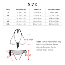 Lade das Bild in den Galerie-Viewer, Multi-Image-Druck Sexy Damen / Frauen Push-Up Triangel Bikini Set Bademode SDS0313 mit Fotos Muster Text Logo selbst gestalten und bedrucken

