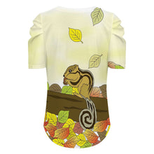 Lade das Bild in den Galerie-Viewer, Damen Shirt mit Puffärmeln personalisieren | T-Shirt mit Foto
