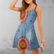 Lade das Bild in den Galerie-Viewer, Damen Trägerkleid A-Linie | Verstellbar &amp; Luftig | Skater Dress
