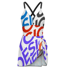 Lade das Bild in den Galerie-Viewer, Multi-Image-Druck Damen / Frauen Ganzkörperformende One-piece Swimsuit Bademode SDS515 mit Fotos Muster Text Logo selbst gestalten und bedrucken
