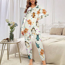 Lade das Bild in den Galerie-Viewer, Jumpsuit Damen personalisieren | Kuscheliger Onesie mit Foto bedrucken
