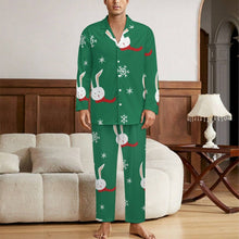 Lade das Bild in den Galerie-Viewer, Herren Pyjama Set personalisieren | Schlafanzug V-Ausschnitt &amp; Foto
