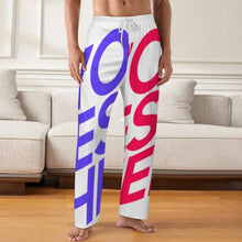 Lade das Bild in den Galerie-Viewer, Voll Druck Reiner Baumwolle Herren / Männer Lockerer Pyjamas Schlafanzug LM071 mit Foto Design Motiv Text selbst gestalten und bedrucken
