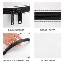 Lade das Bild in den Galerie-Viewer, Kosmetikkoffer Leder personalisiert | Makeup Case mit Fächern (Verstellbar)
