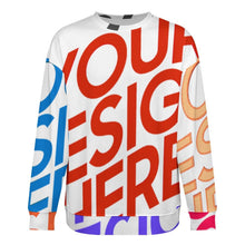 Lade das Bild in den Galerie-Viewer, Multi-Image-Design Unisex Rundhalspullover ANR mit Foto Design Motiv Text selbst gestalten und bedrucken
