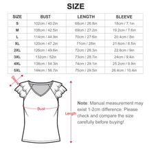 Lade das Bild in den Galerie-Viewer, Damen T-Shirt mit Rüschen &amp; LSF 50+ | V-Ausschnitt Shirt gestalten
