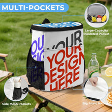 Lade das Bild in den Galerie-Viewer, Multi-Image-Druck Eisbeutel Taschen Rucksack Schultasche Schulrucksack 0536 mit Fotos Muster Text Logo selbst gestalten und bedrucken
