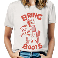 Lade das Bild in den Galerie-Viewer, Personalisiertes Damen T-Shirt All-Over-Print Oversized

