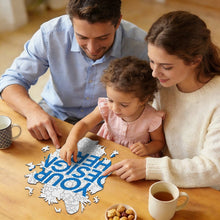 Lade das Bild in den Galerie-Viewer, Unregelmäßiges Holzpuzzles  (Tigerkopfform) JJ0533028 mit Fotos Muster Text selbst gestalten und bedrucken
