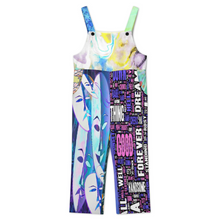 Lade das Bild in den Galerie-Viewer, Multi-Image-Druck Damen / Frauen Overall Jumpsuit 20LR mit Fotos Muster Text Logo selbst gestalten und bedrucken
