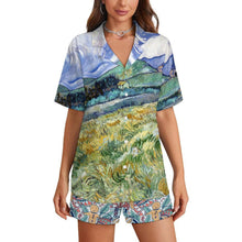 Lade das Bild in den Galerie-Viewer, Damen Schlafanzug kurz personalisieren | Pyjama Set mit Foto
