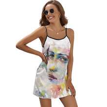 Lade das Bild in den Galerie-Viewer, Damen Slip-Kleid mit Foto | Sexy V-Ausschnitt Kleid personalisieren
