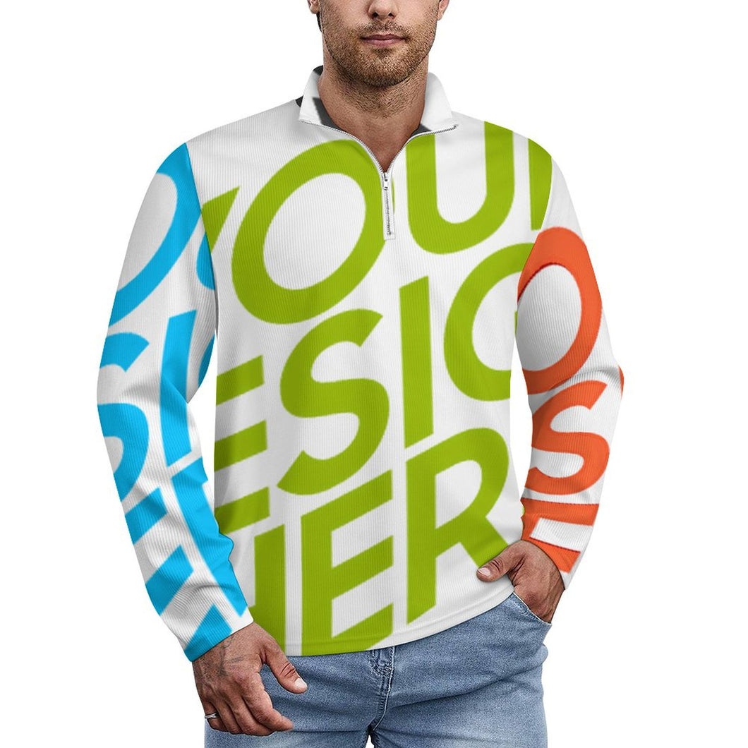 Multi-Image-Design Herren / Männer Pullunder Sport POLO Shirt LM111 mit Foto Design Motiv Text selbst gestalten und bedrucken
