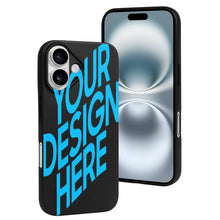 Lade das Bild in den Galerie-Viewer, Handyhülle für Apple iPhone 16 Serie aus TPU Leder mit Foto Text selbst gestalten und bedrucken
