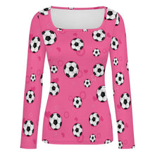 Lade das Bild in den Galerie-Viewer, Women's Square Neck Long Sleeved Shirt 63019BEE-45DF-4515-B1B2-FD33A14CD63B.png
