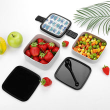 Lade das Bild in den Galerie-Viewer, Personalisierte Bento Box | 2-Etagen Lunchbox mit Griff | 1000ml
