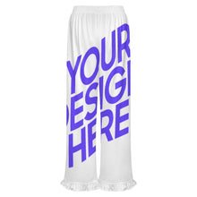 Lade das Bild in den Galerie-Viewer, Einzelbilddruck Damen / Frauen Rüschen Pyjamahose NSHYBSK mit Foto Design Motiv Text selbst gestalten und bedrucken

