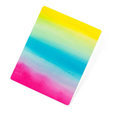 Lade das Bild in den Galerie-Viewer, Car Sun Visor Clip Yellow &amp; Blue &amp; Pink Watercolor Style 10x8cm
