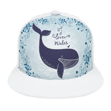 Lade das Bild in den Galerie-Viewer, Trucker Snapback selbst gestalten | Flat Brim Cap mit Netz bedrucken
