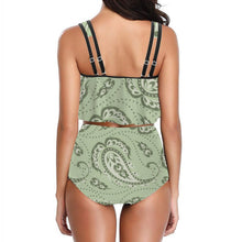 Lade das Bild in den Galerie-Viewer, High-Waist Bikini-Set | Cutout-Design verstellbar zum Selbstgestalten
