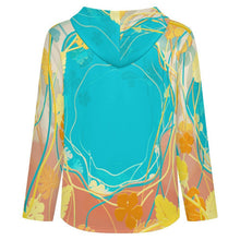 Lade das Bild in den Galerie-Viewer, Button Hooded Sweatshirt Colored Plants, Leaves
