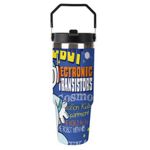 Lade das Bild in den Galerie-Viewer, Personalisierter 30oz Edelstahl Tumbler mit Griff &amp; Trinkhalm
